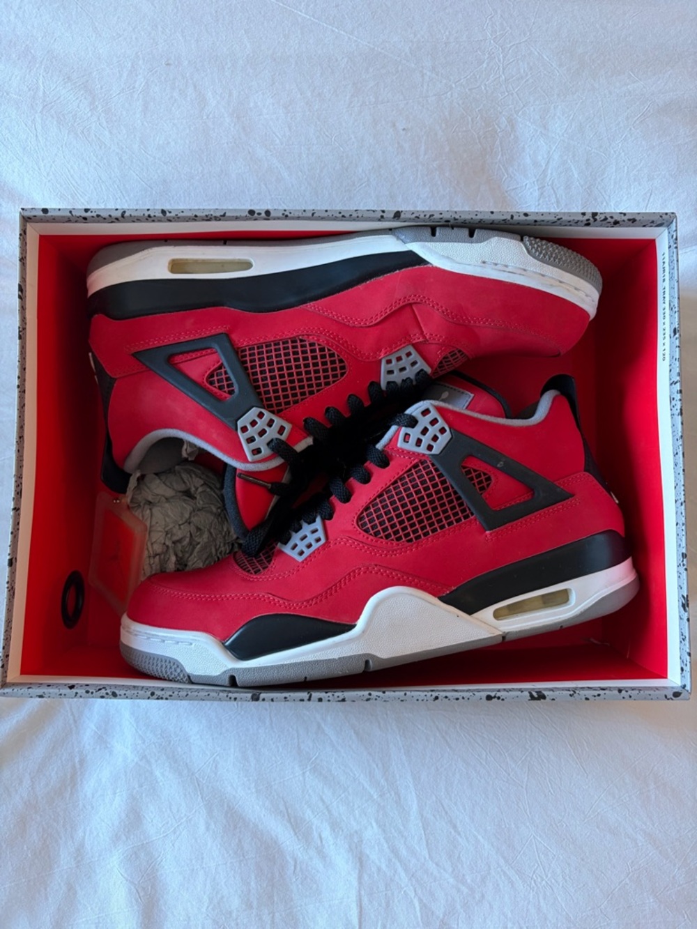 Jordan Men's Red and Black Athletic Basketball Shoes